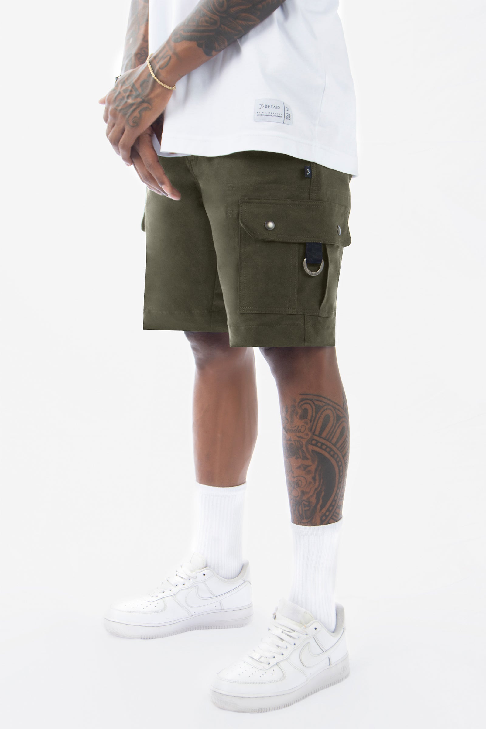 Short Cargo Xpand – Classic Fit, Green