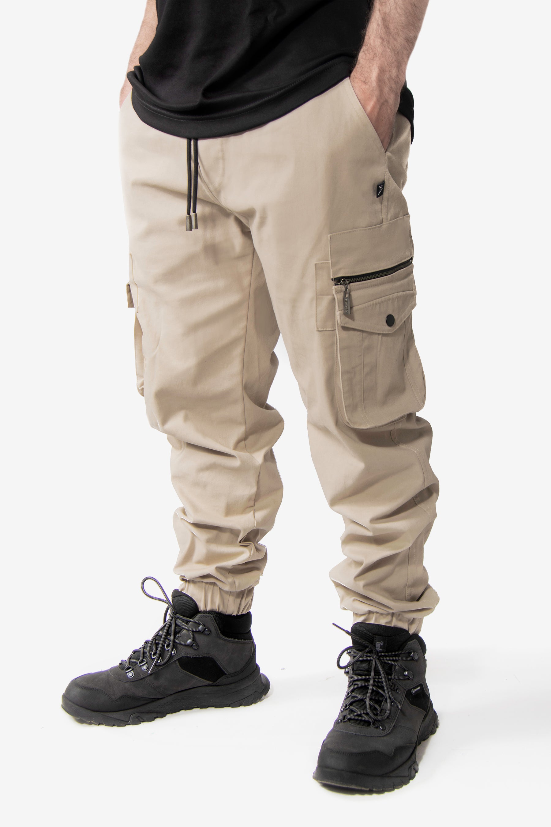 Jogger Cargo Xpand - Tapered Fit, Beige