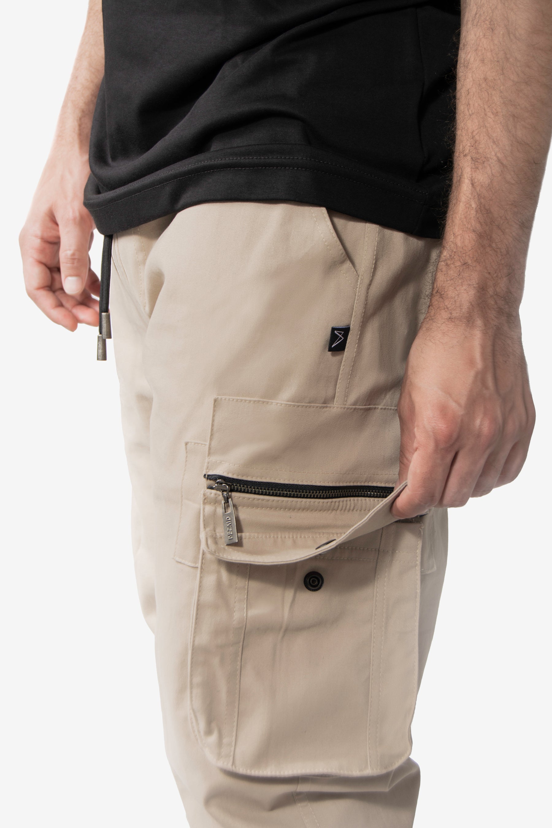 Jogger Cargo Xpand - Tapered Fit, Beige
