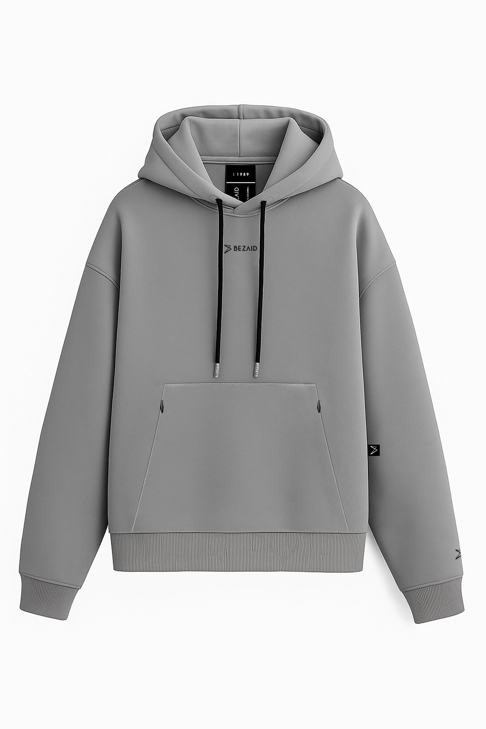 Basic Stiff Hoodie - White