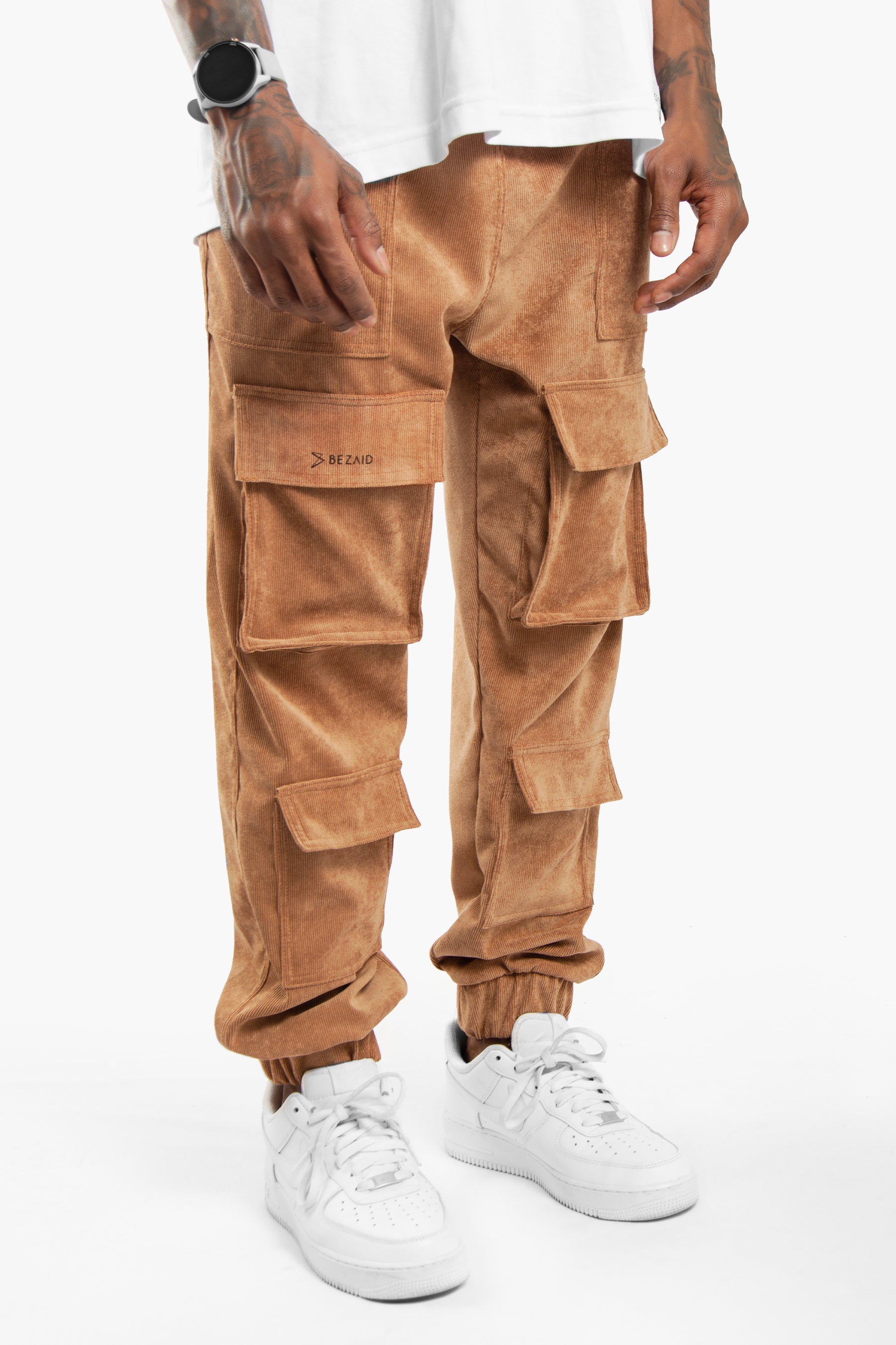 Corduroy Cargo Jogger - Camel