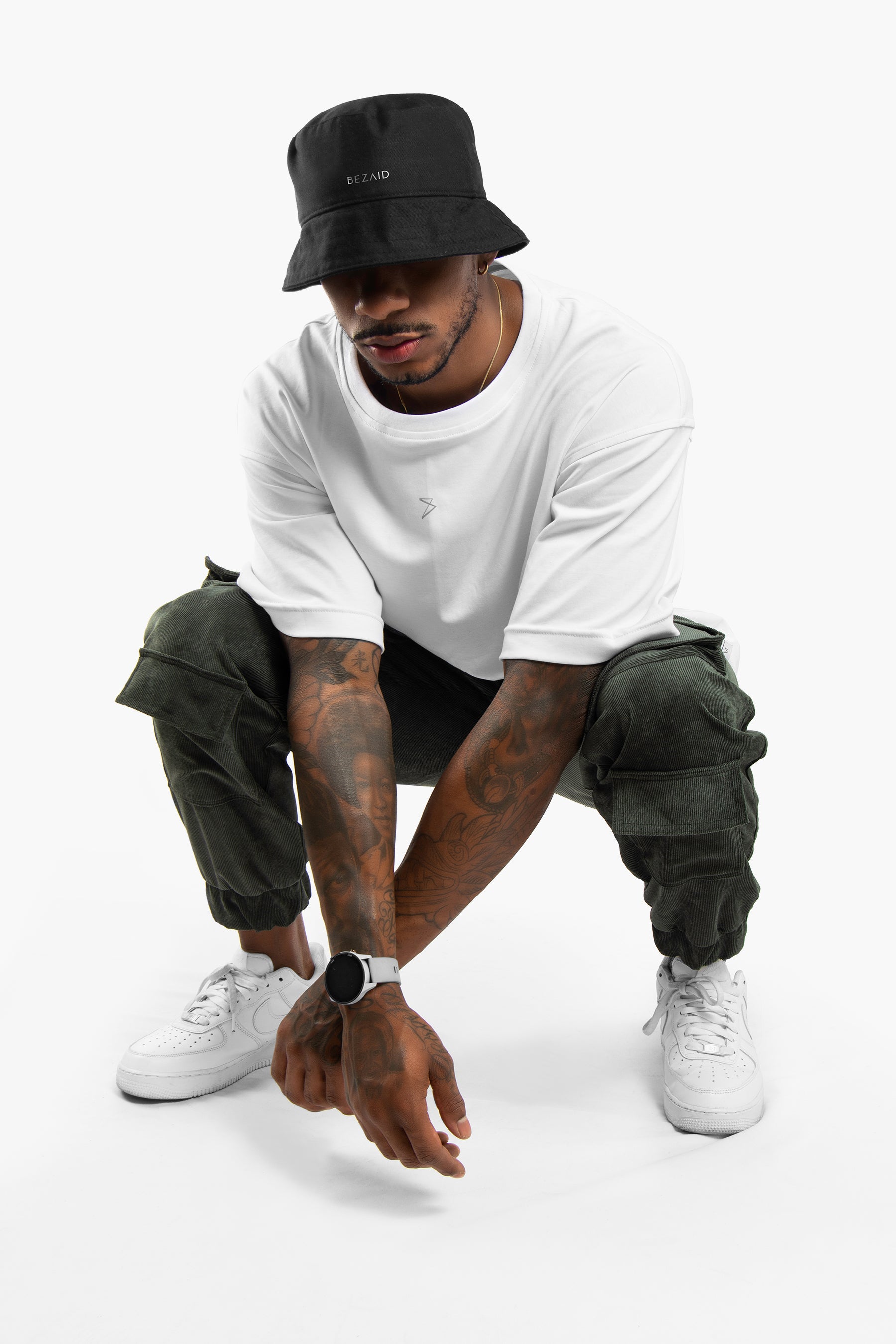 Corduroy Cargo Jogger - Deep Green