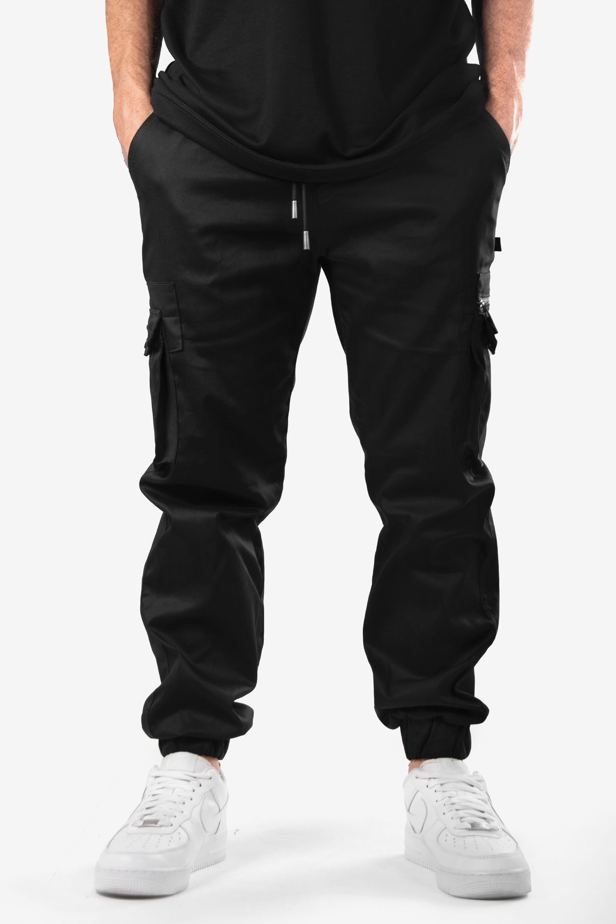 Jogger Cargo Xpand - Tapered Fit, Black