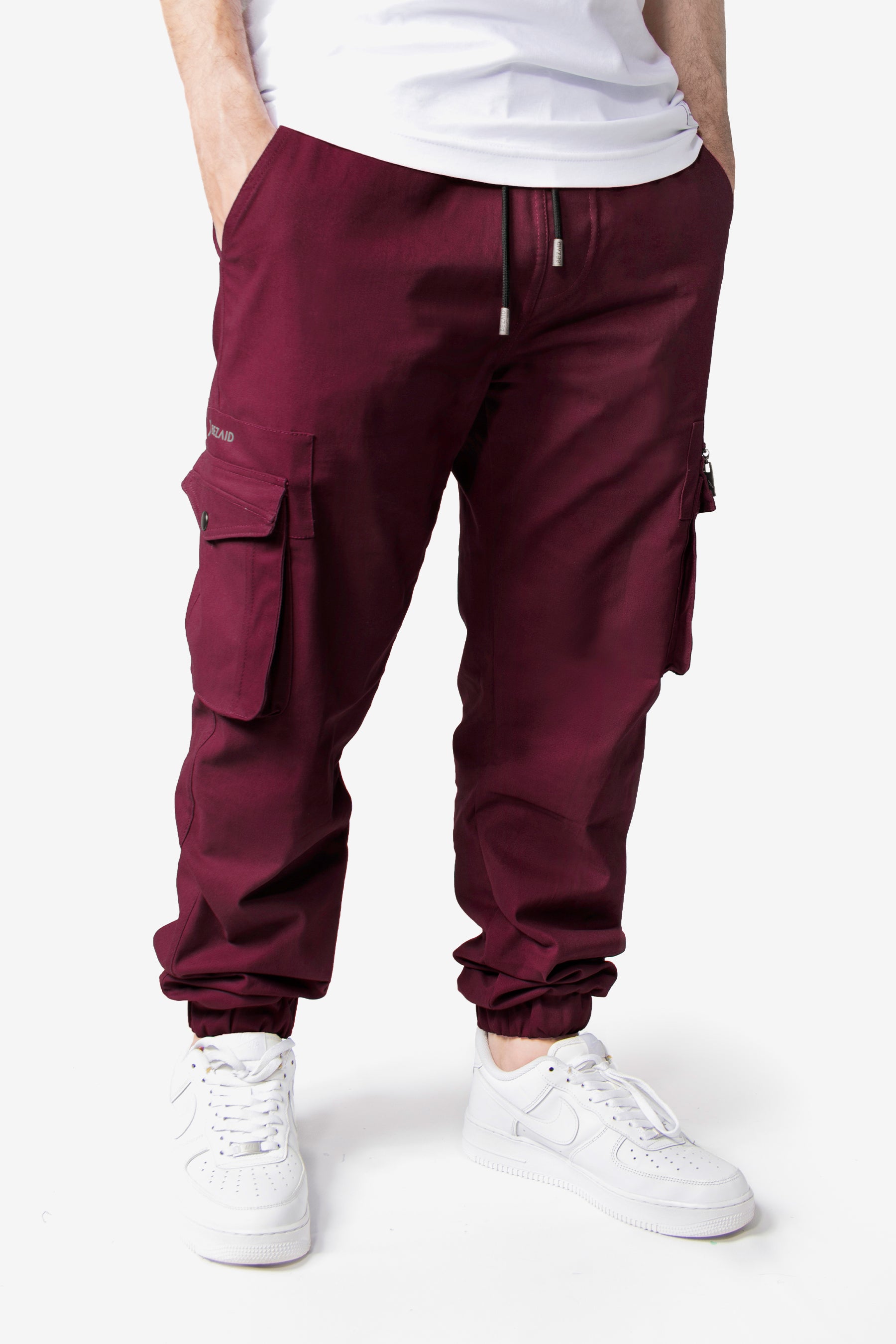 Jogger Cargo Xpand - Tapered Fit, Wine