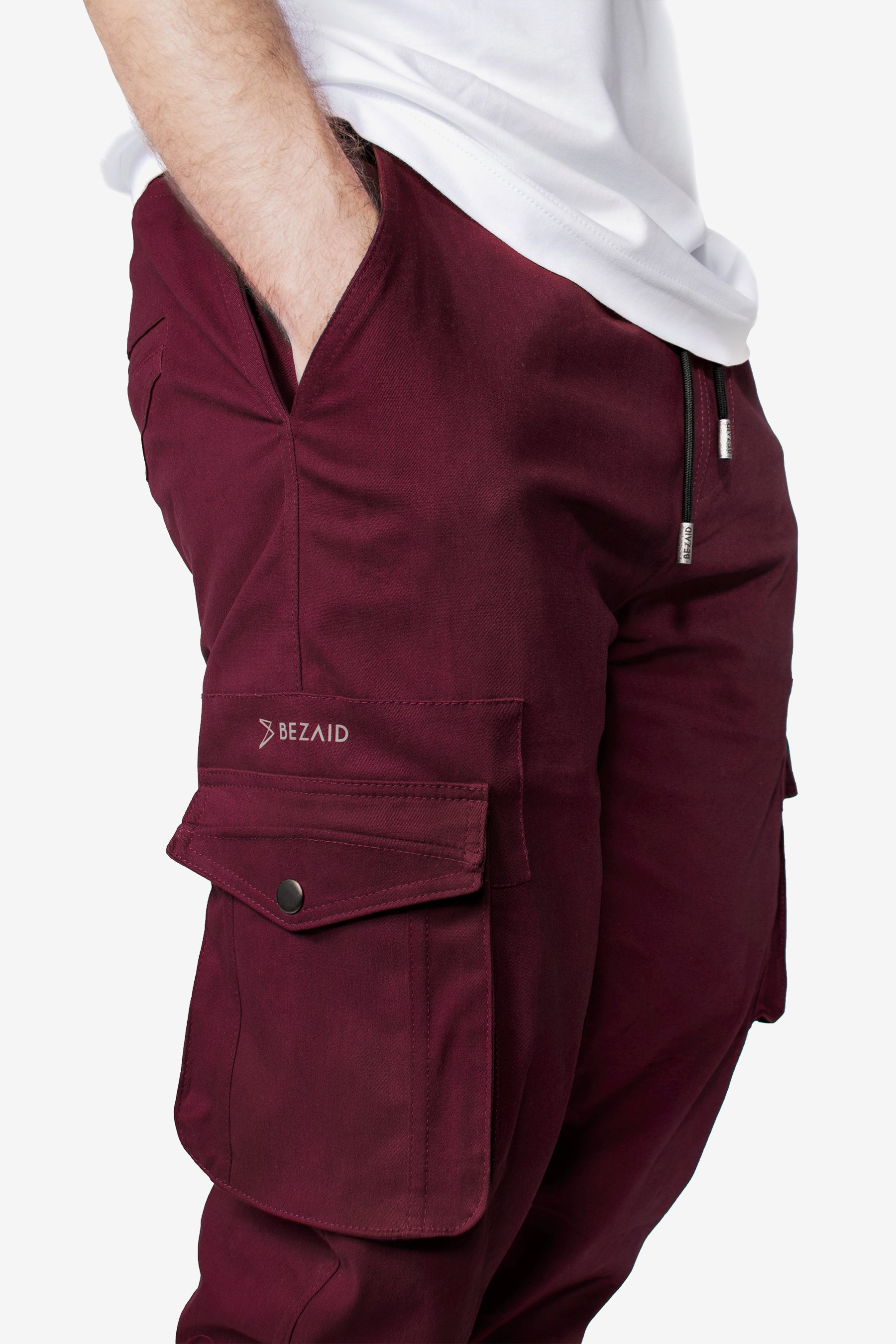 Jogger Cargo Xpand - Tapered Fit, Wine