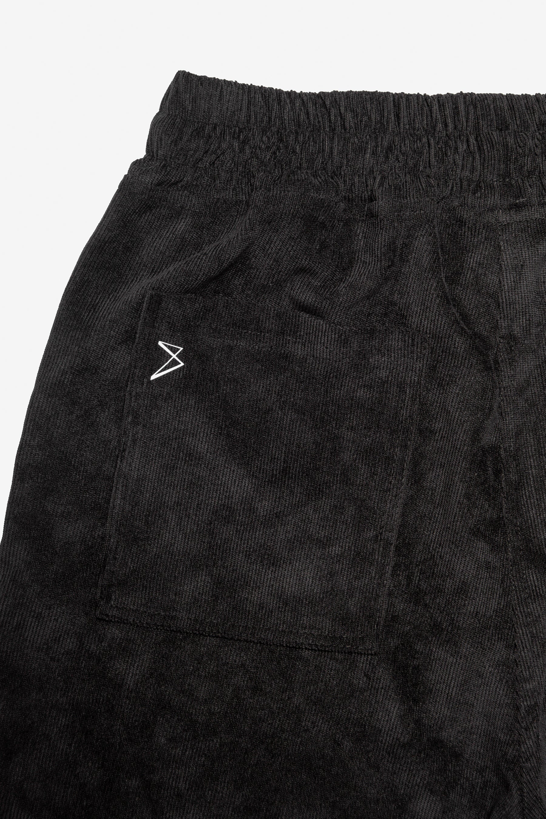 Jogger Cargo Corduroy - Tapered Fit, Black