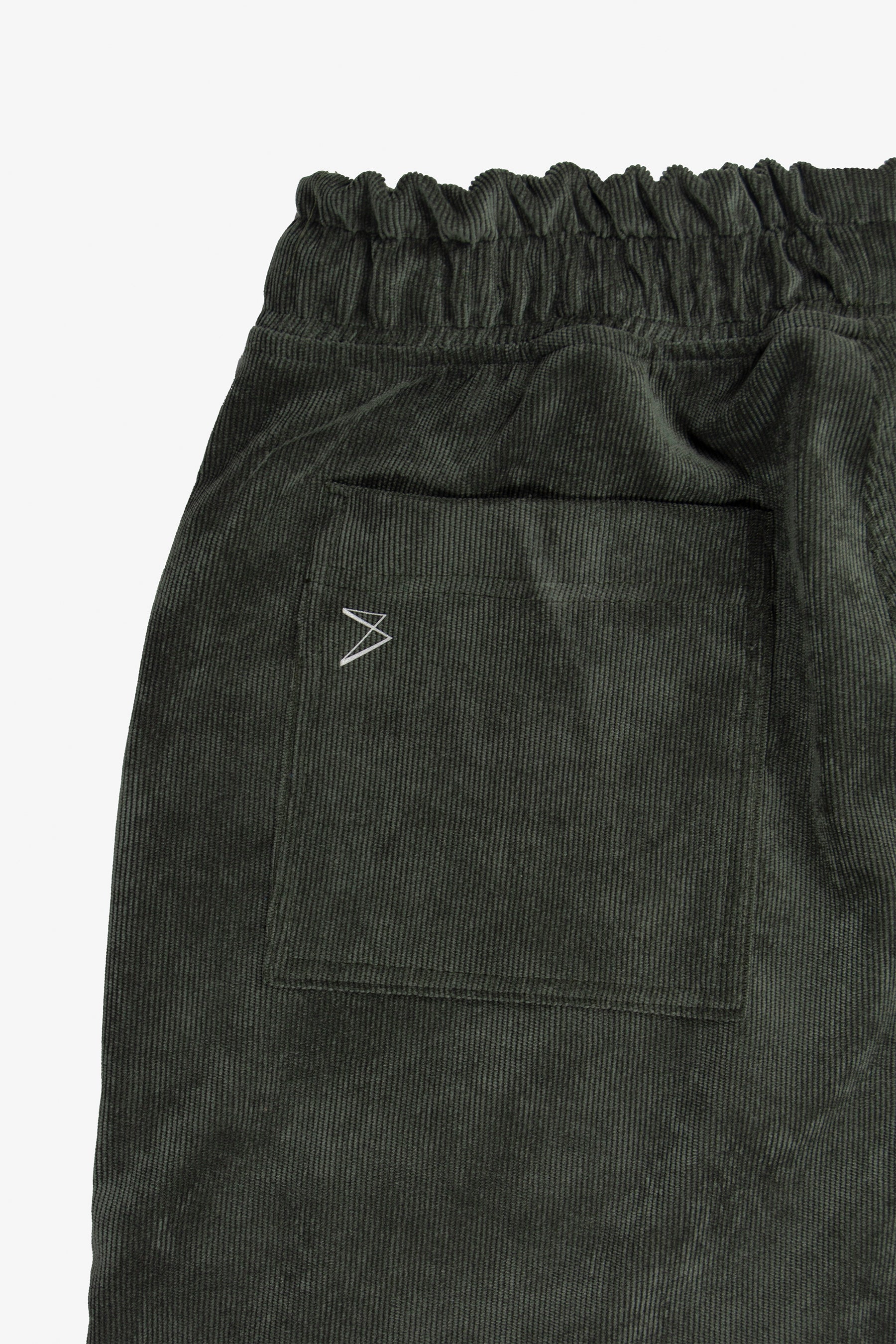 Corduroy Cargo Jogger - Deep Green