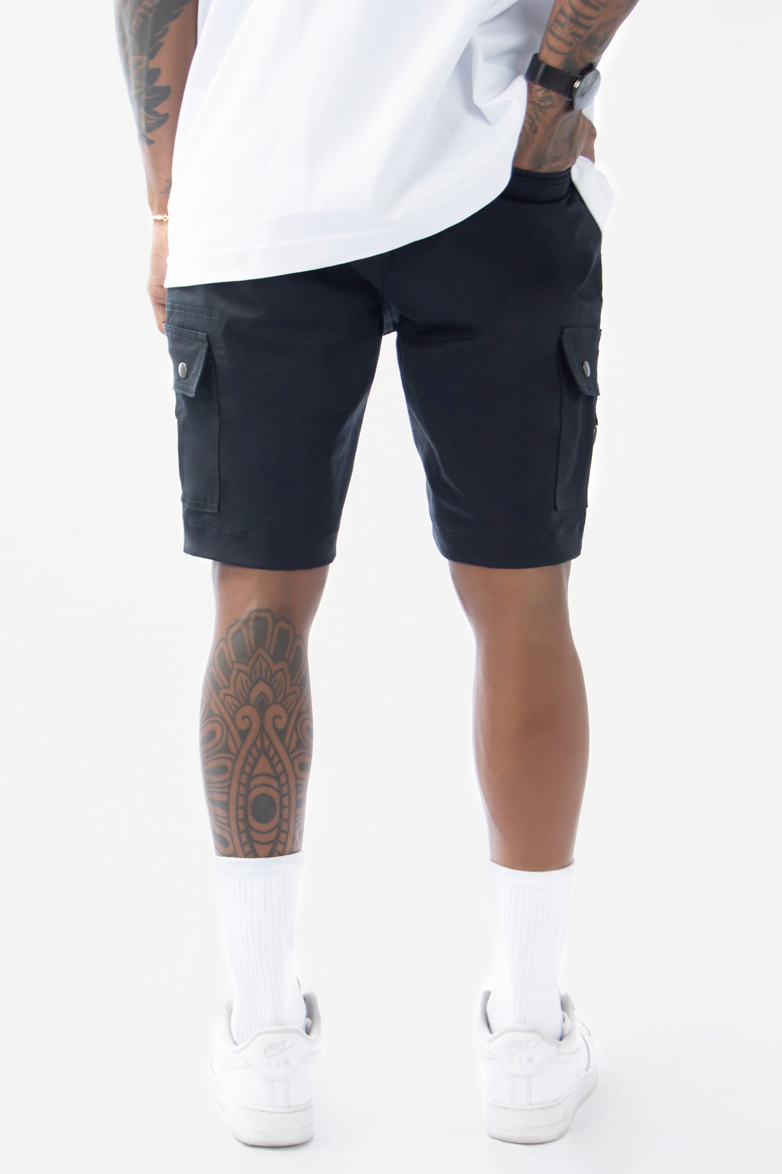 Short Cargo Xpand – Classic Fit, Black