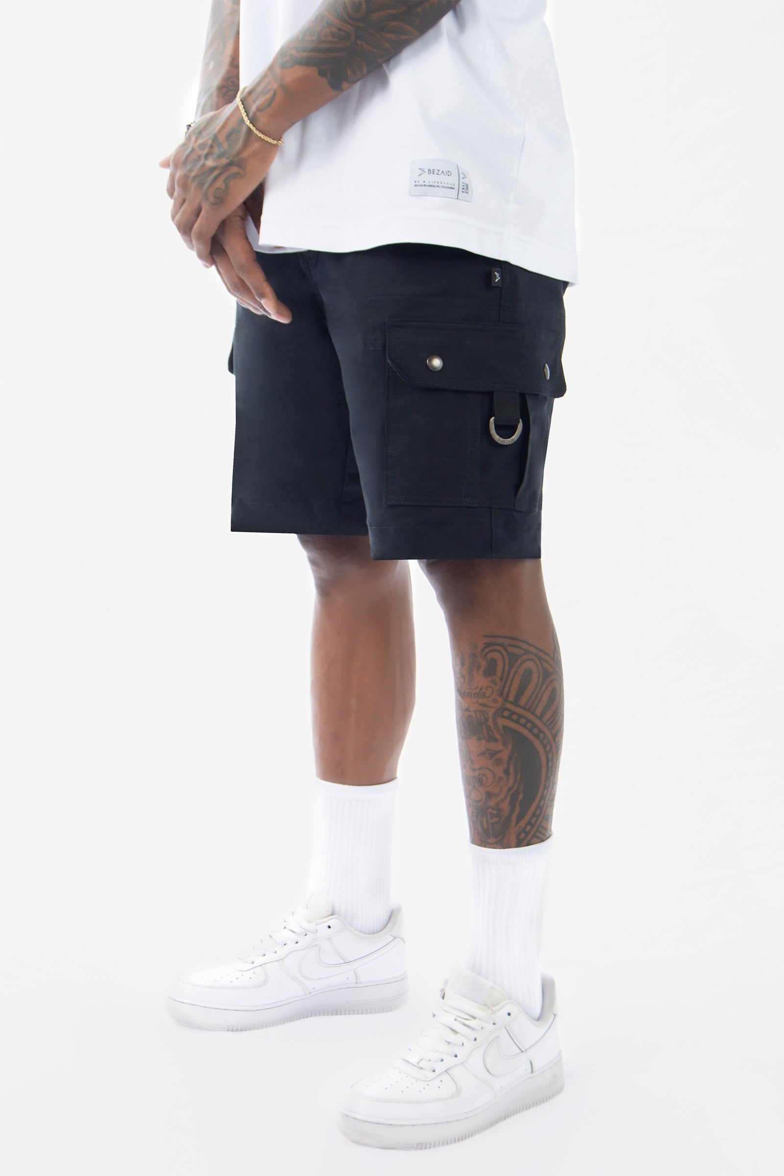 Short Cargo Xpand – Classic Fit, Black