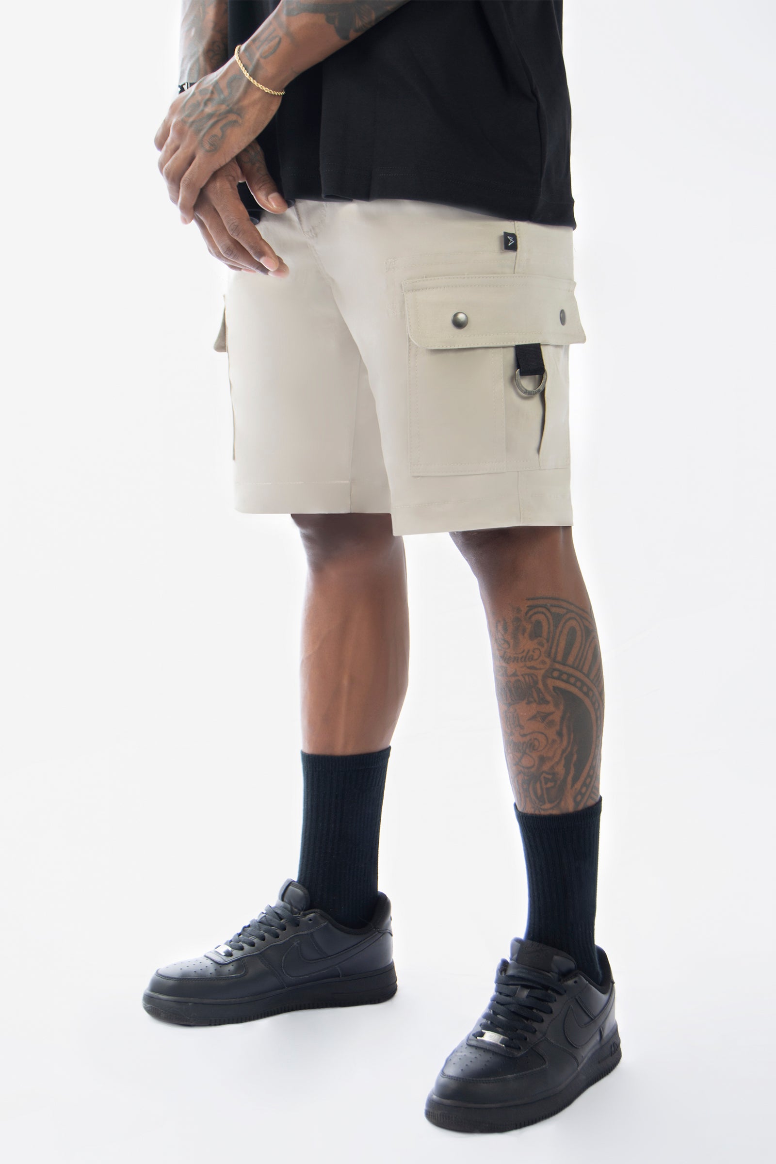 Short Cargo Xpand – Classic Fit, Beige
