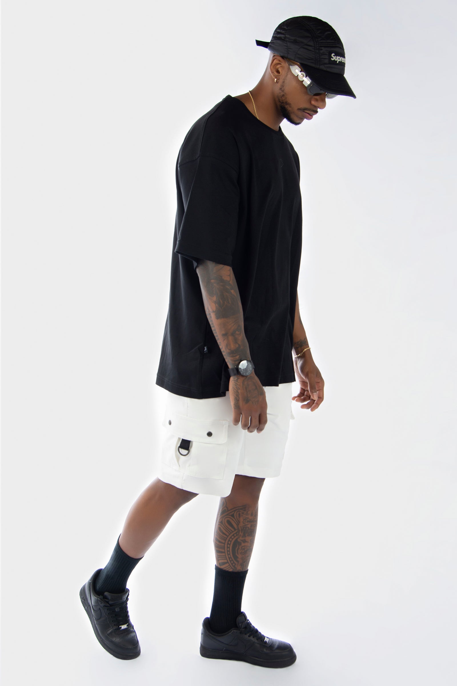Short Cargo Xpand – Classic Fit, White