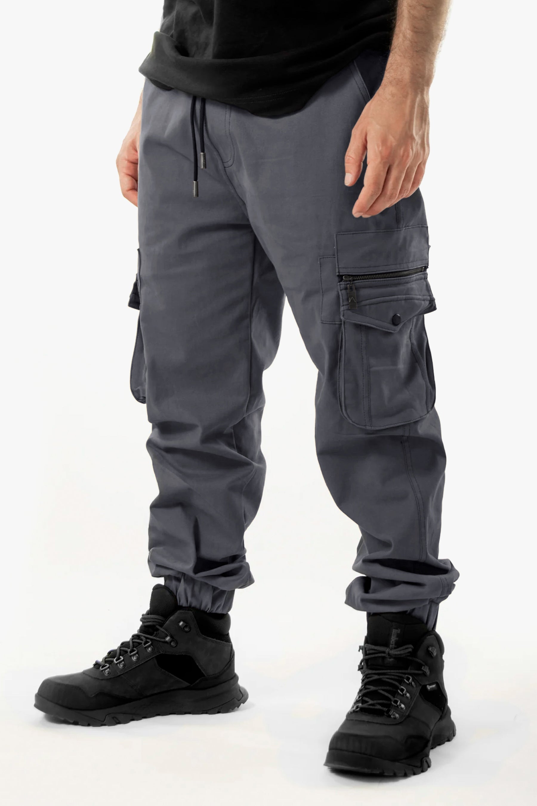 Jogger Cargo Xpand - Tapered Fit, Deep Grey