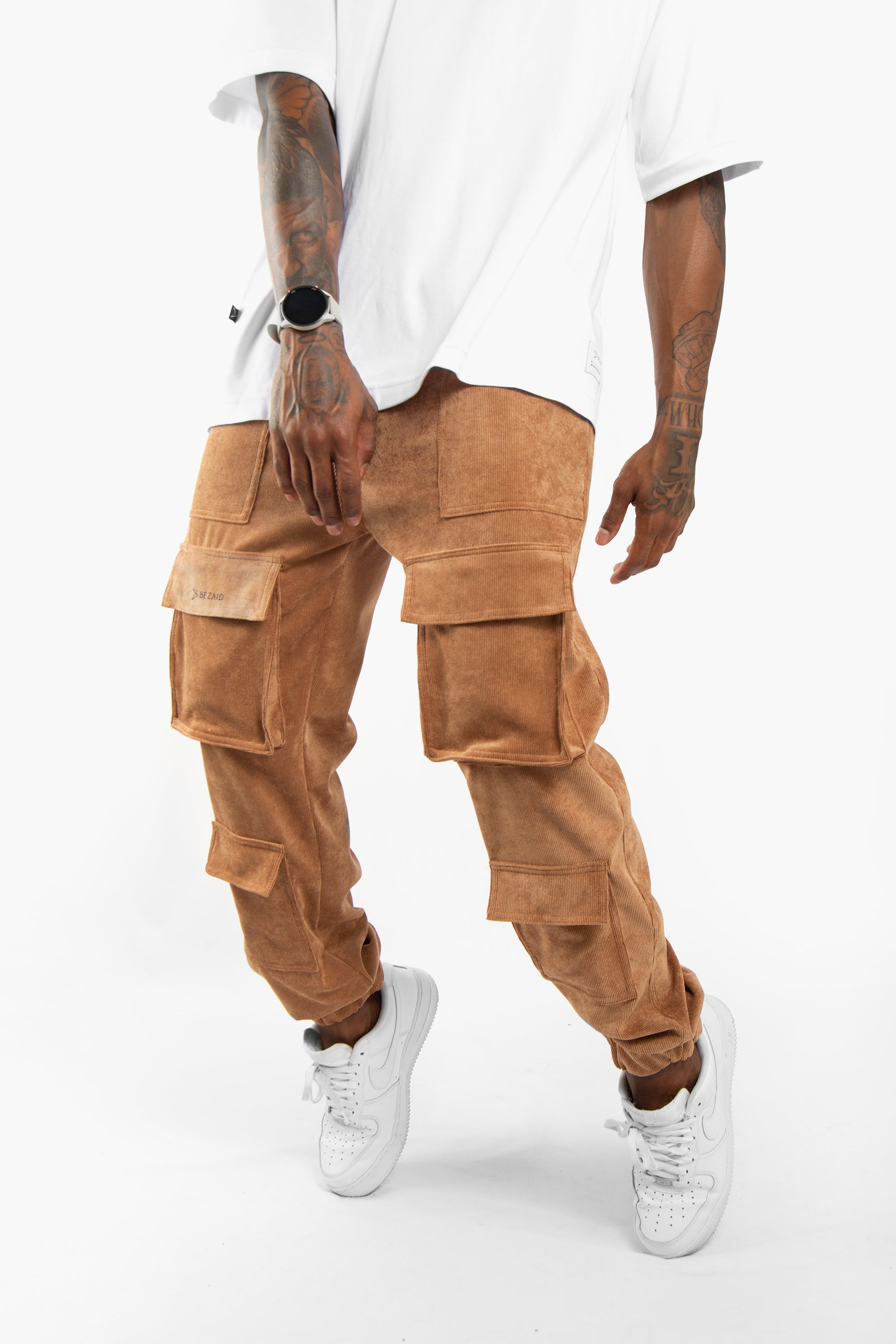 Corduroy Cargo Jogger - Camel