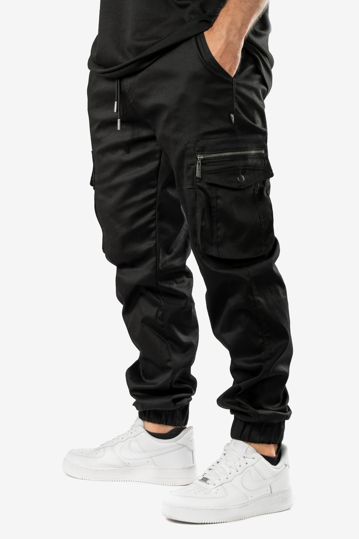 Jogger Cargo Xpand - Tapered Fit, Black