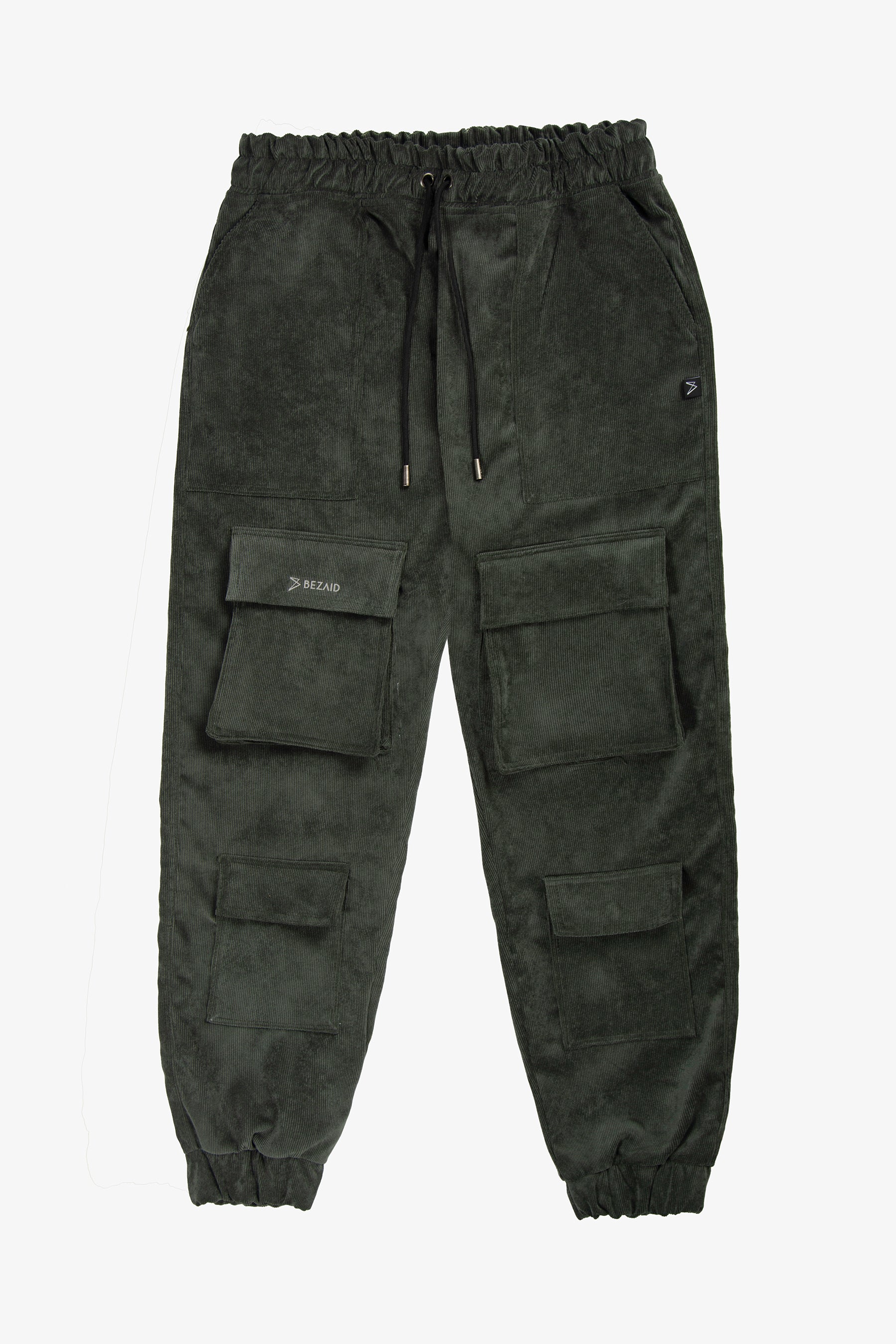 Corduroy Cargo Jogger - Deep Green
